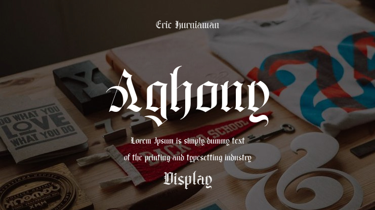 Aghony Font