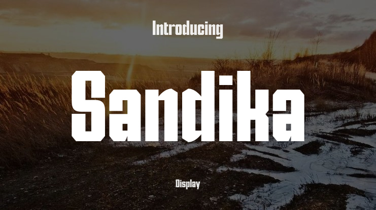 Sandika Font