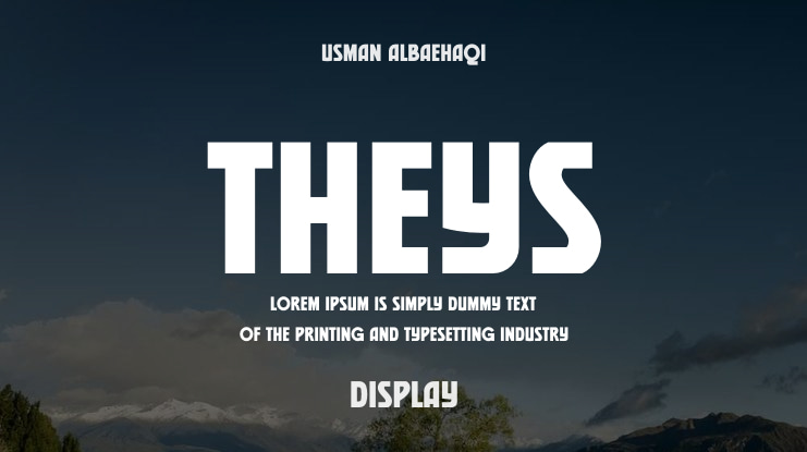 Theys Font