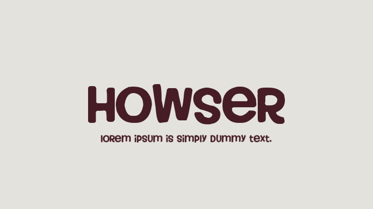 Howser Font