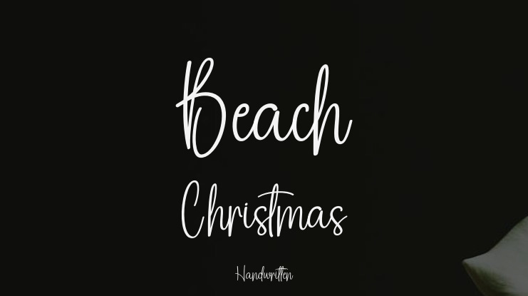 Beach Christmas Font
