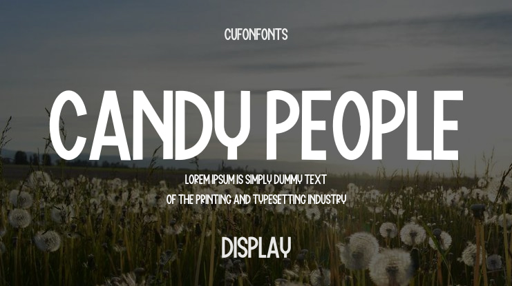 Candy People Font