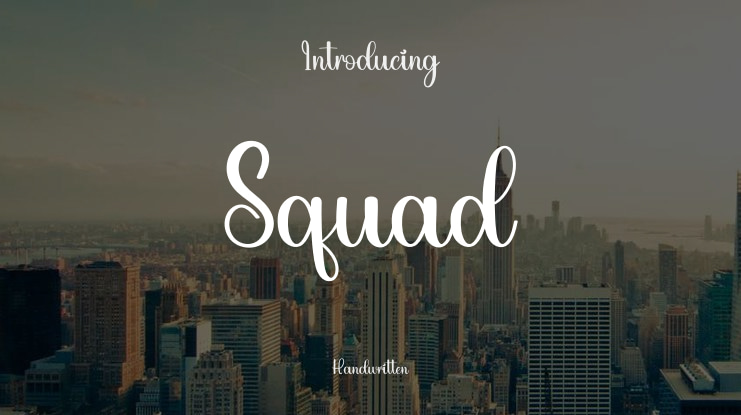 Squad Font