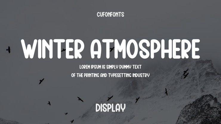 WInter Atmosphere Font