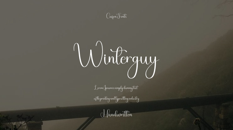 Winterguy Font
