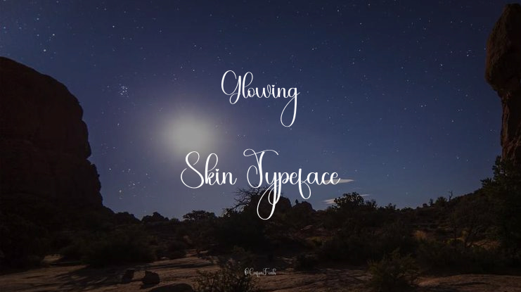 Glowing Skin Font