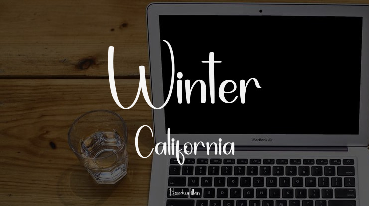 Winter California Font
