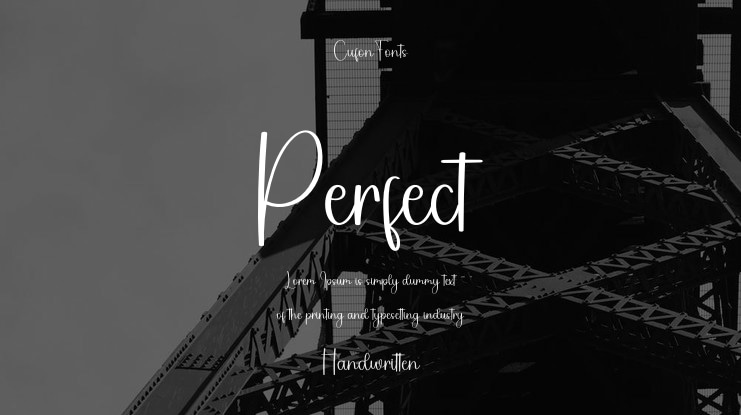 Perfect Font