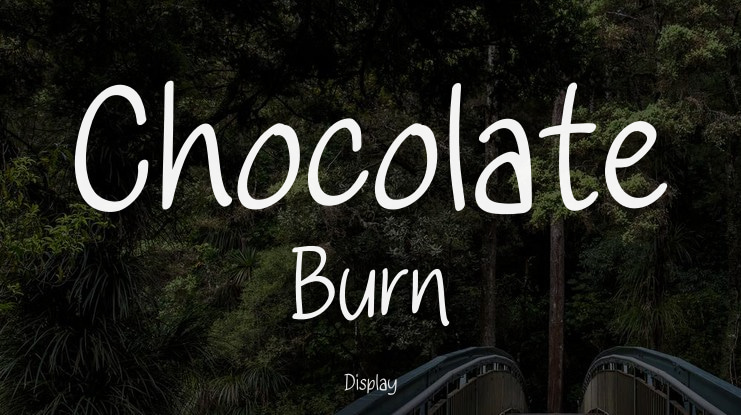 Chocolate Burn Font