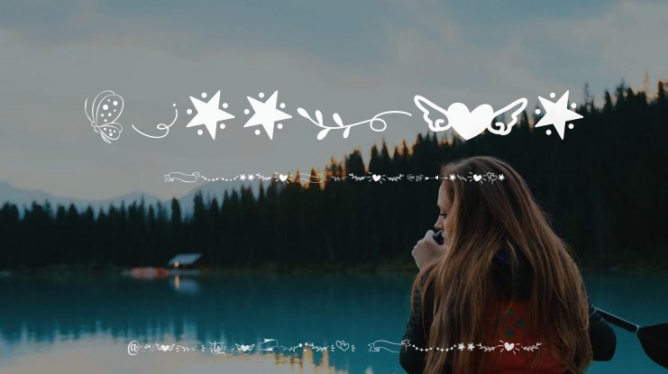 Sweetie Almeera Extras Font Family