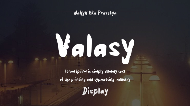 Valasy Font