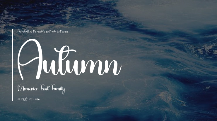 Autumn  Memories Font