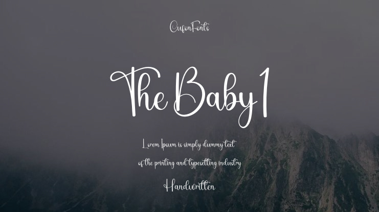 The Baby1 Font