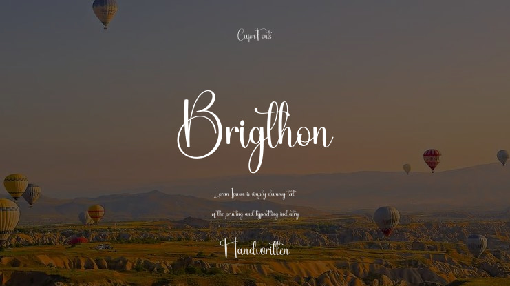 Brigthon Font