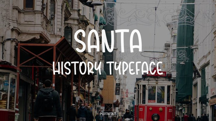 Santa History Font