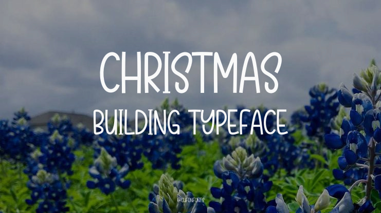 Christmas Building Font