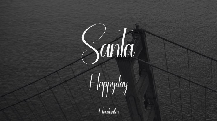 Santa Happyday Font