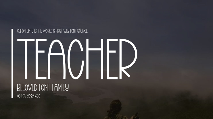 Teacher Beloved Font