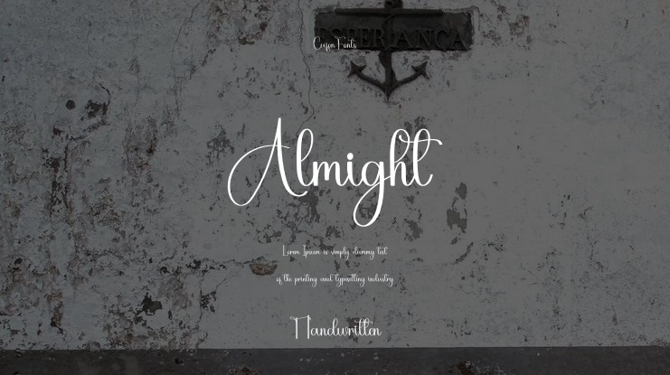 Almight Font