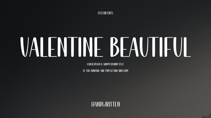 Valentine Beautiful Font