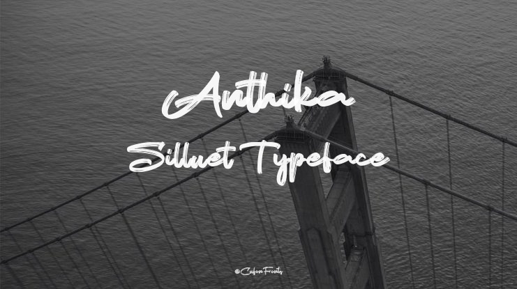 Anthika Silluet Font