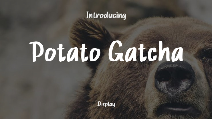 Potato Gatcha Font