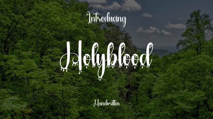 Holyblood Font