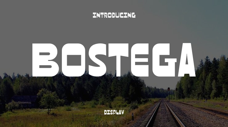 Bostega Font Family