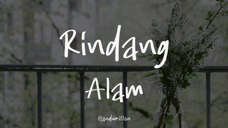 Rindang Alam Font