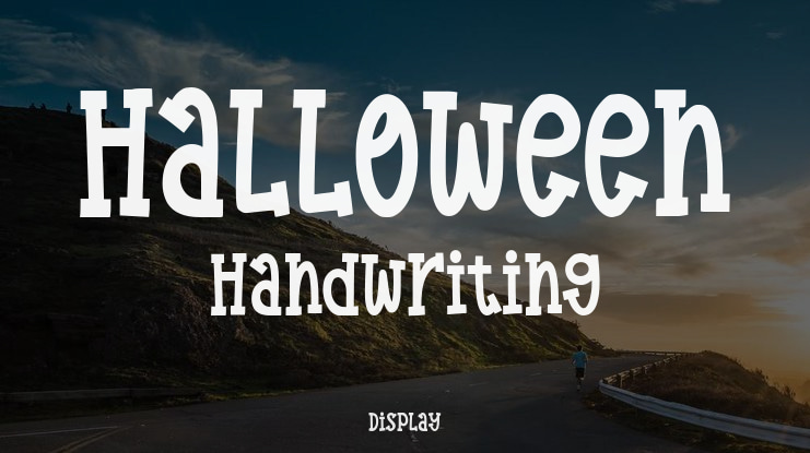 Halloween Handwriting Font