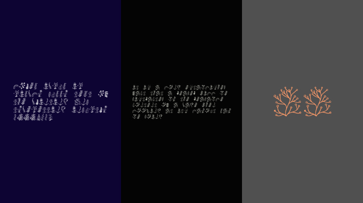 Herlora Floral Dingbat Font