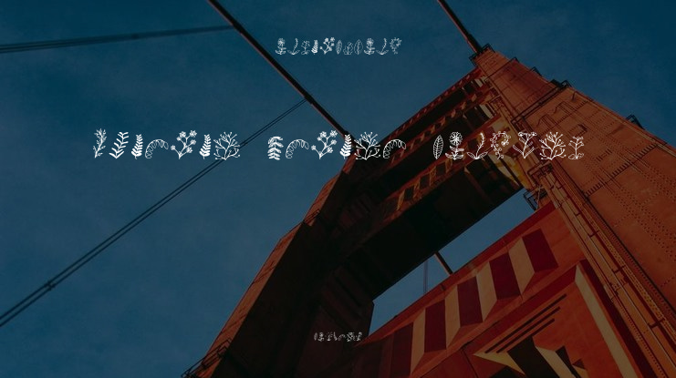 Herlora Floral Dingbat Font