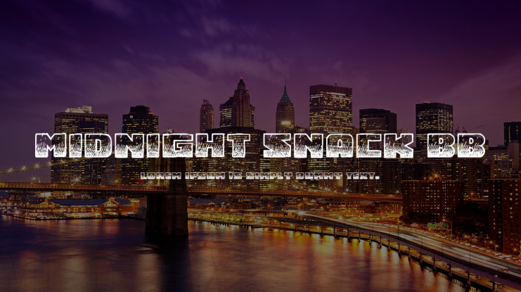 Midnight Snack BB Font
