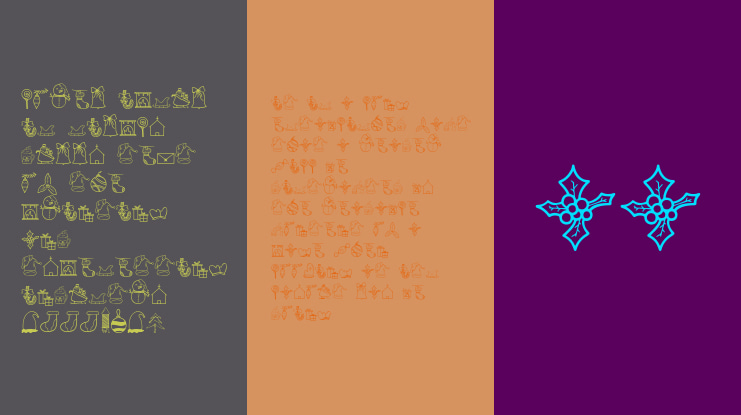 Christmas Dingbat Font