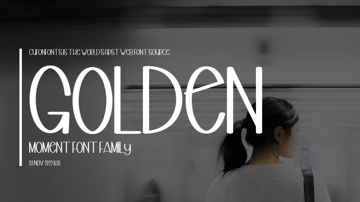 Golden Moment Font