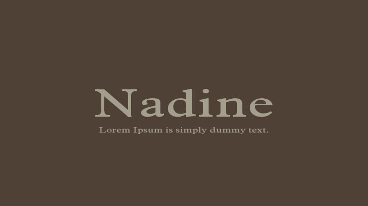 Nadine Font