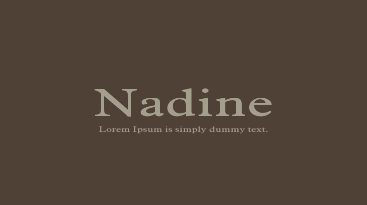 Nadine Font