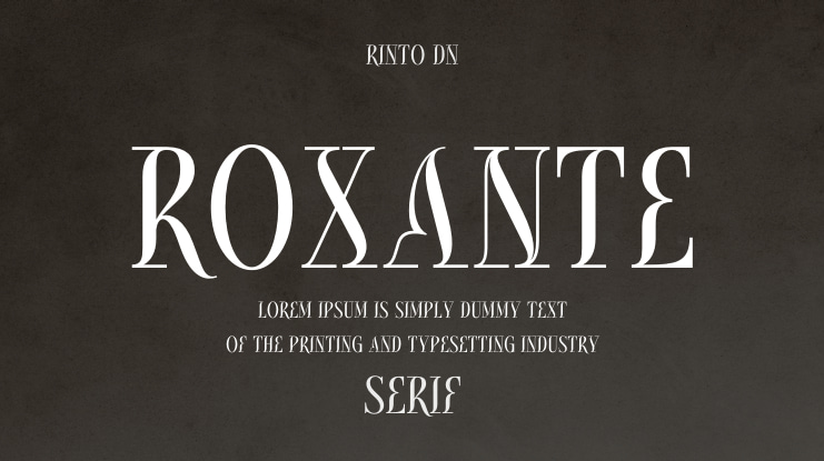 Roxante Font
