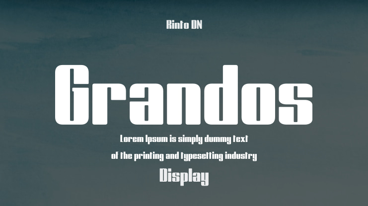 Grandos Font