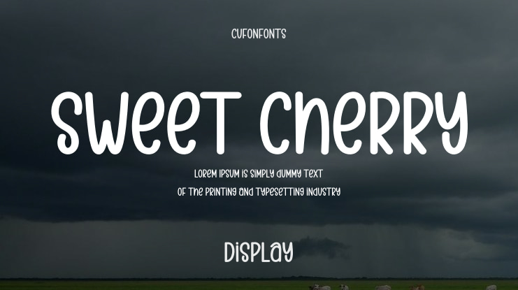 Sweet Cherry Font