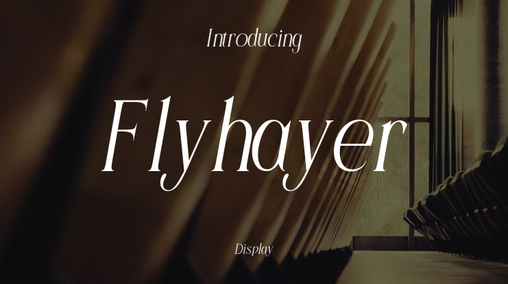 Flyhayer Font