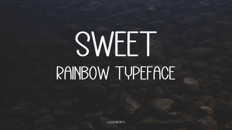 Sweet Rainbow Font