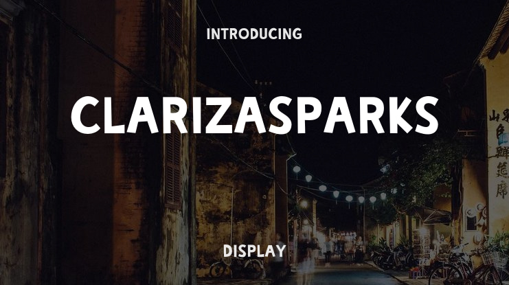 ClarizaSparks Font