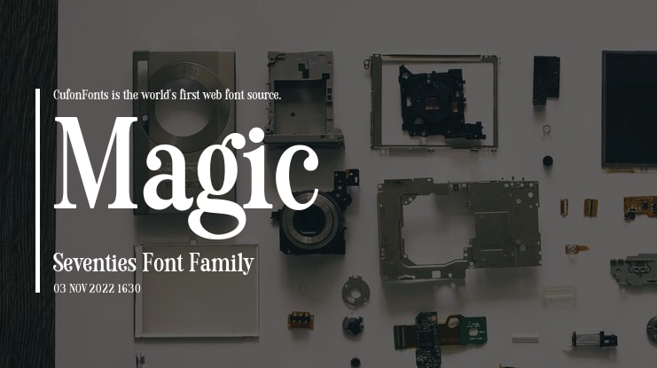 Magic Seventies Font