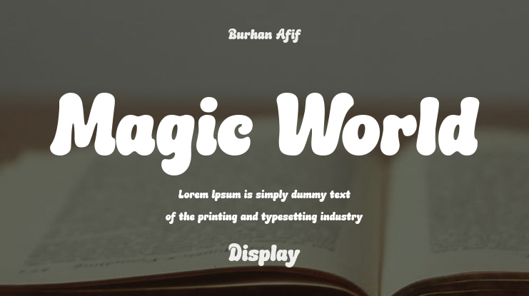 Magic World Font