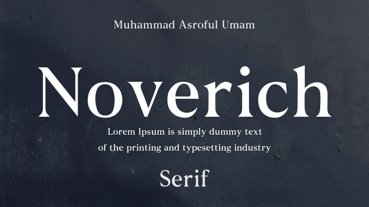 Noverich Font