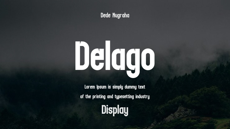 Delago Font