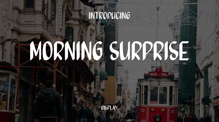Morning Surprise Font