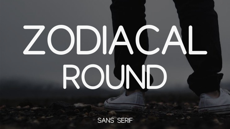 Zodiacal Round Font