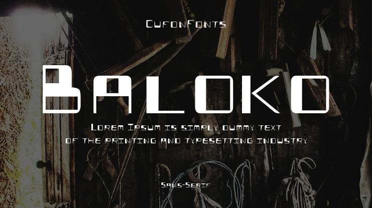 Baloko Font